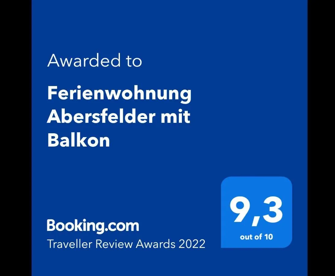 Apartment Ferienwohnung Abersfelder mit Balkon Wildflecken